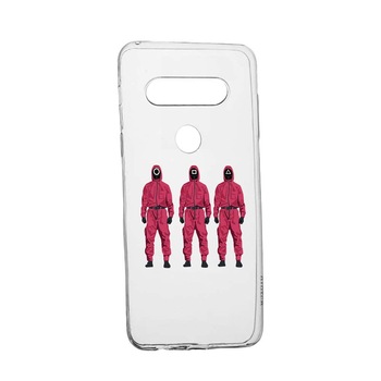 Husa Silicon Compatibila Cu LG K61, Squid Game - Soldier Mask, rezistenta la uzura, anti-alunecare, 845 Husa Silicon Compatibila Cu LG K61, Squid Game - Soldier Mask, rezistenta la uzura, anti-alunecare, 845