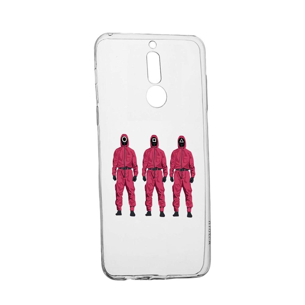 Husa Silicon Compatibila Cu OnePlus 7, Squid Game - Soldier Mask, rezistenta la uzura, anti-alunecare, 845