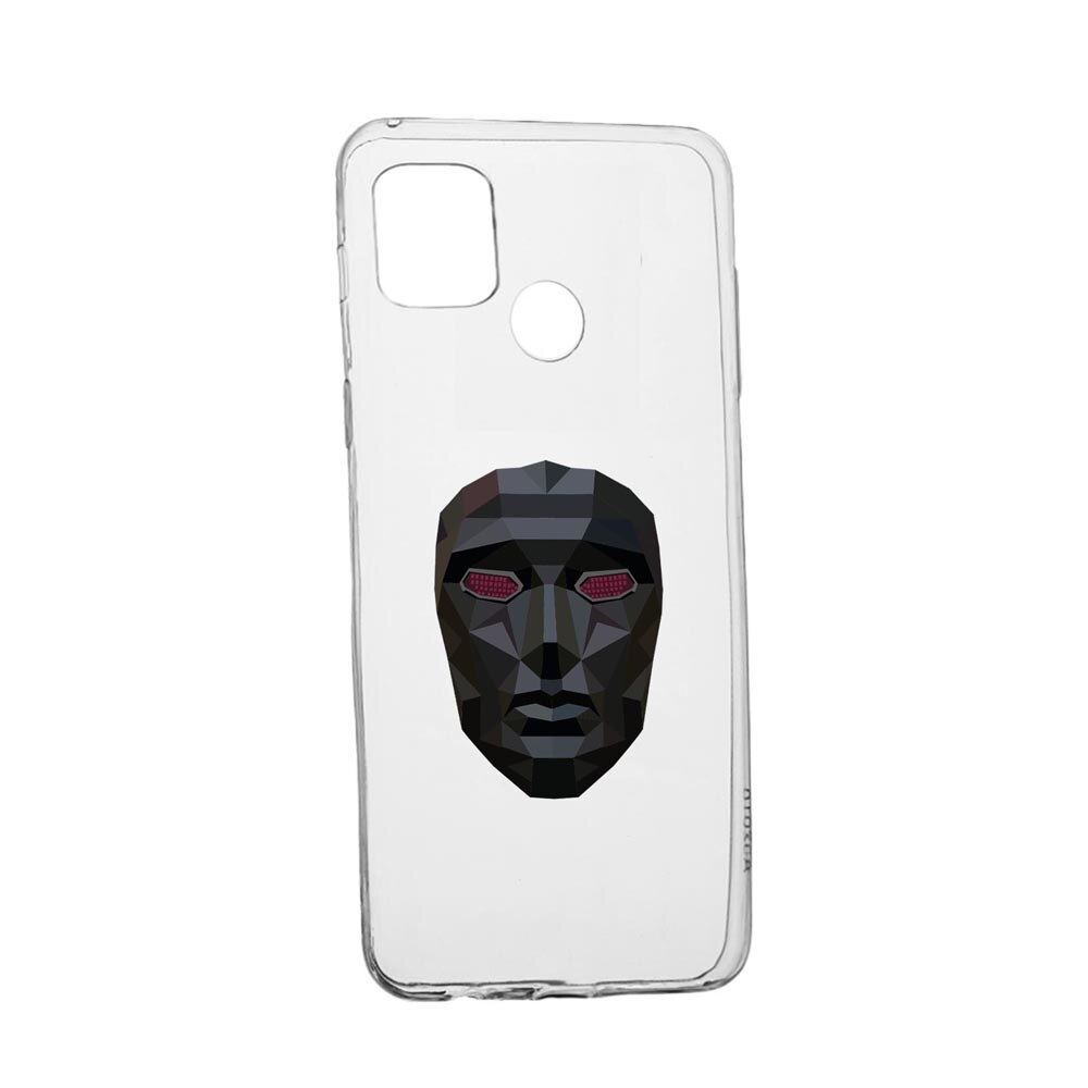 Husa Silicon Compatibila Cu Google Pixel 5, Squid Game Mask Front Man, rezistenta la uzura, anti-alunecare, 844