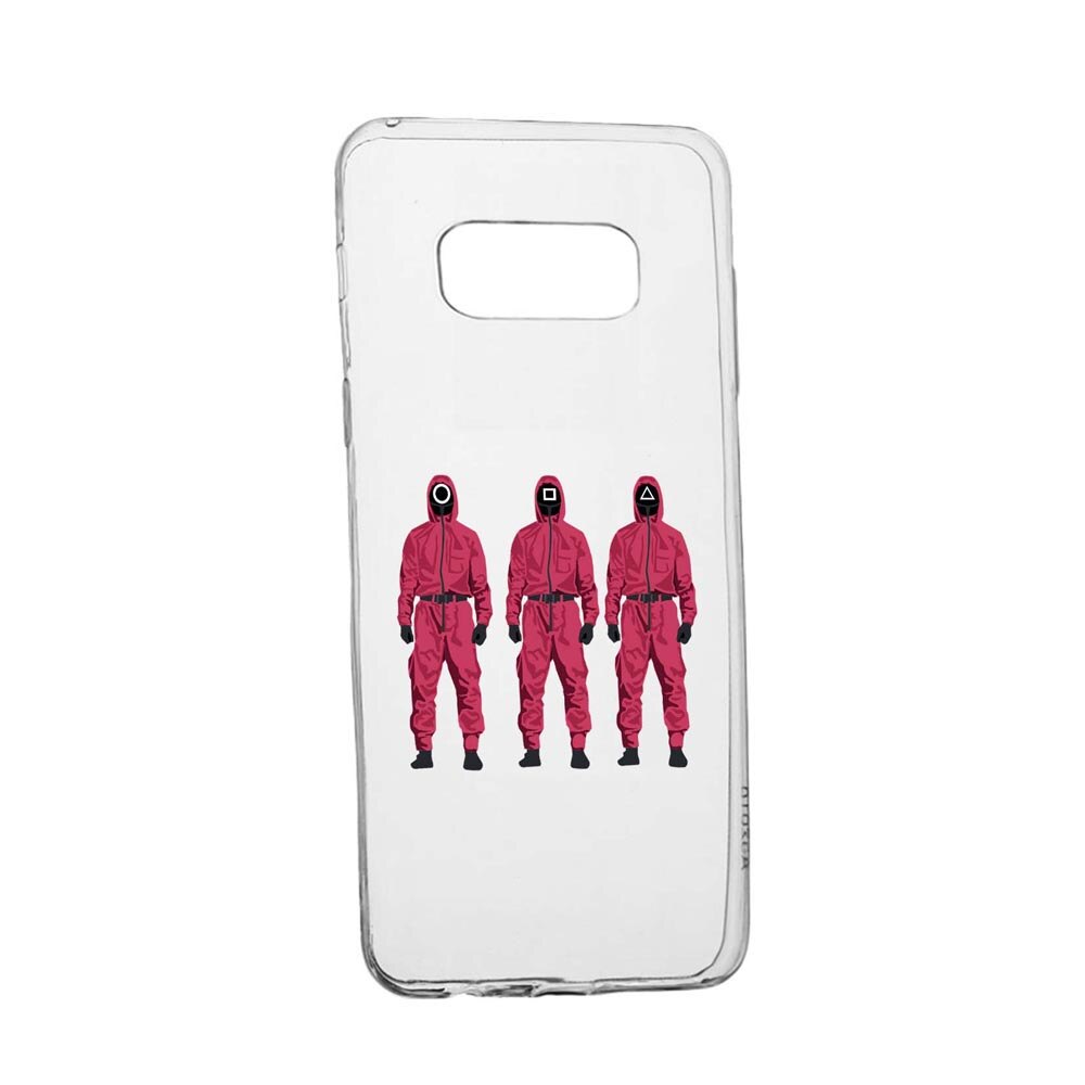 Husa Silicon Compatibila Cu Samsung Galaxy S8 Plus, Squid Game - Soldier Mask, rezistenta la uzura, anti-alunecare, 845