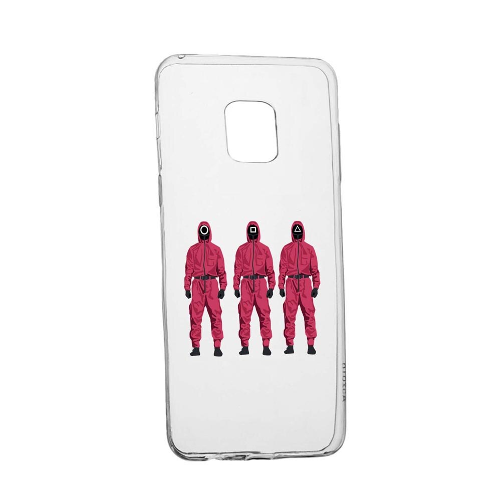 Husa Silicon Compatibila Cu Xiaomi Redmi Note 9S, Squid Game - Soldier Mask, rezistenta la uzura, anti-alunecare, 845