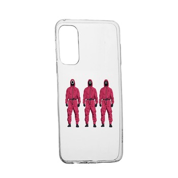 Husa Silicon Compatibila Cu LG K52 5G, Squid Game - Soldier Mask, rezistenta la uzura, anti-alunecare, 845 Husa Silicon Compatibila Cu LG K52 5G, Squid Game - Soldier Mask, rezistenta la uzura, anti-alunecare, 845