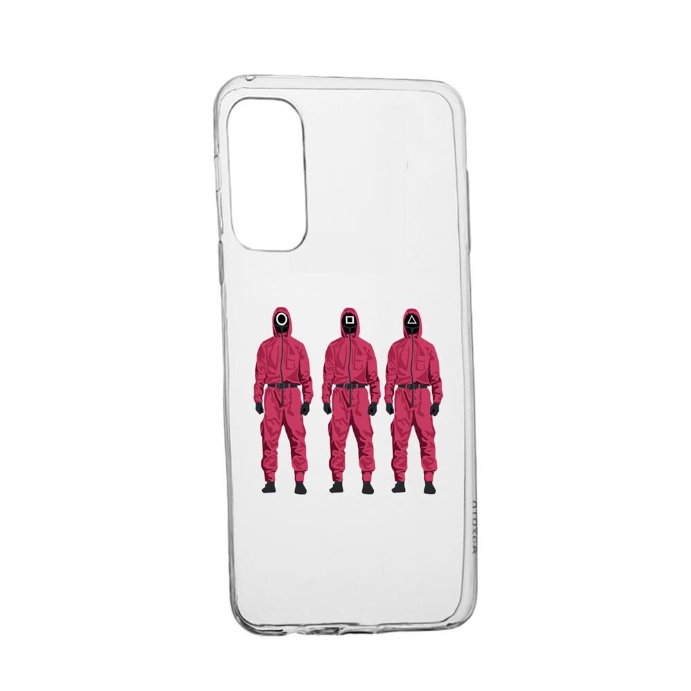 Husa Silicon Compatibila Cu Oppo Reno 4 5G, Squid Game - Soldier Mask, rezistenta la uzura, anti-alunecare, 845