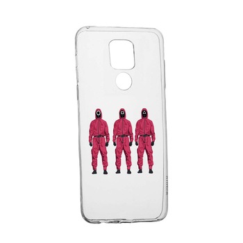 Husa Silicon Compatibila Cu Xiaomi Redmi Note 9, Squid Game - Soldier Mask, rezistenta la uzura, anti-alunecare, 845 Husa Silicon Compatibila Cu Xiaomi Redmi Note 9, Squid Game - Soldier Mask, rezistenta la uzura, anti-alunecare, 845