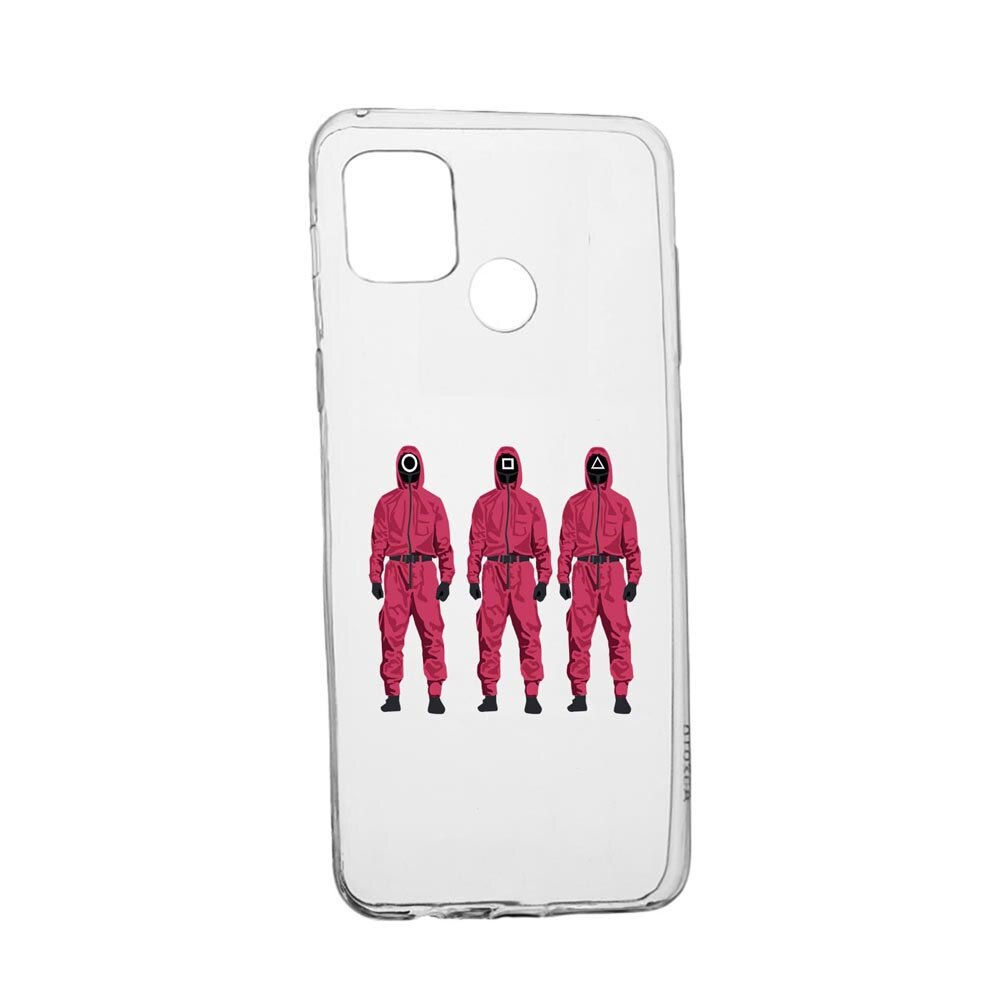 Husa Silicon Compatibila Cu Google Pixel 5, Squid Game - Soldier Mask, rezistenta la uzura, anti-alunecare, 845