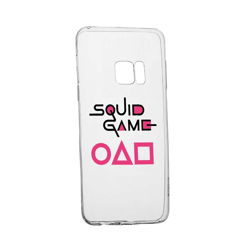 Husa Silicon Compatibila Cu Samsung Galaxy S7, Squid Game - Title, rezistenta la uzura, anti-alunecare, 847