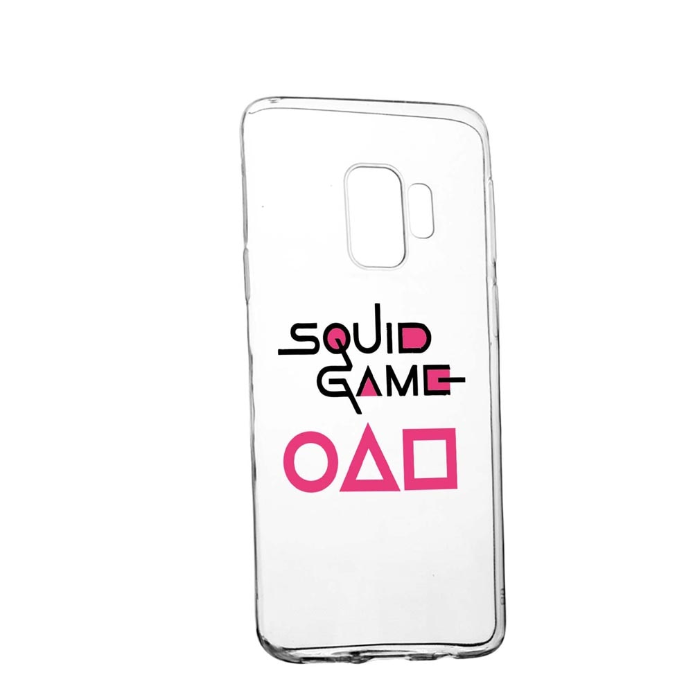 Husa Silicon Compatibila Cu Samsung Galaxy S9 Plus, Squid Game - Title, rezistenta la uzura, anti-alunecare, 847