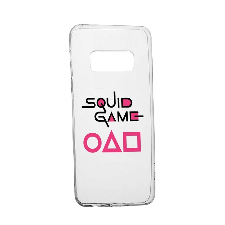 Husa Silicon Compatibila Cu Samsung Galaxy Note 9, Squid Game - Title, rezistenta la uzura, anti-alunecare, 847