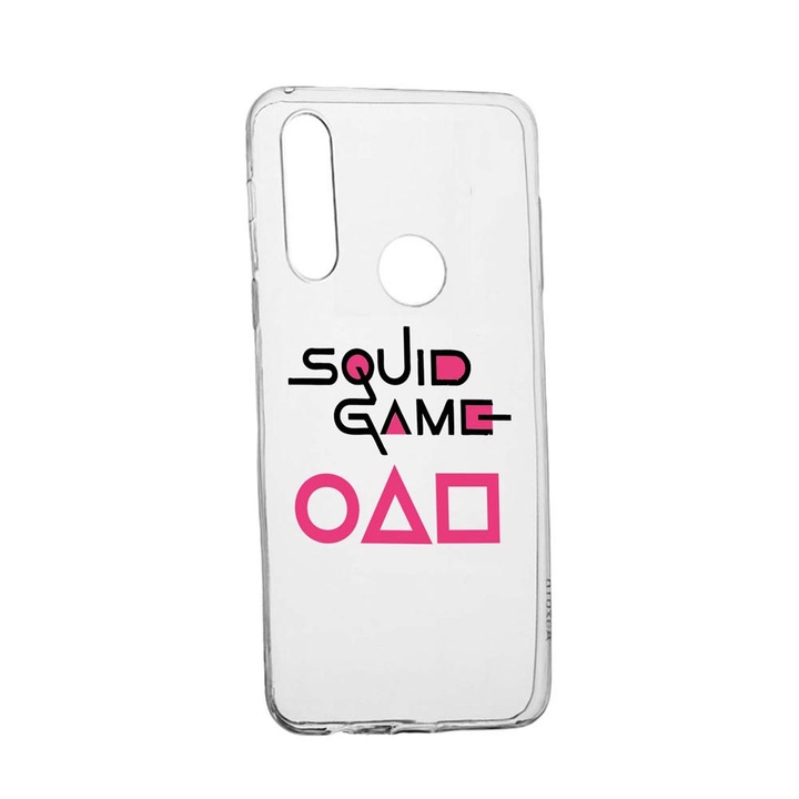 Husa Silicon Compatibila Cu Huawei P40 Lite E, Squid Game - Title, rezistenta la uzura, anti-alunecare, 847