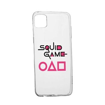 Husa Silicon Compatibila Cu Apple iPhone 13 Pro, Squid Game - Title, rezistenta la uzura, anti-alunecare, 847 Husa Silicon Compatibila Cu Apple iPhone 13 Pro, Squid Game - Title, rezistenta la uzura, anti-alunecare, 847