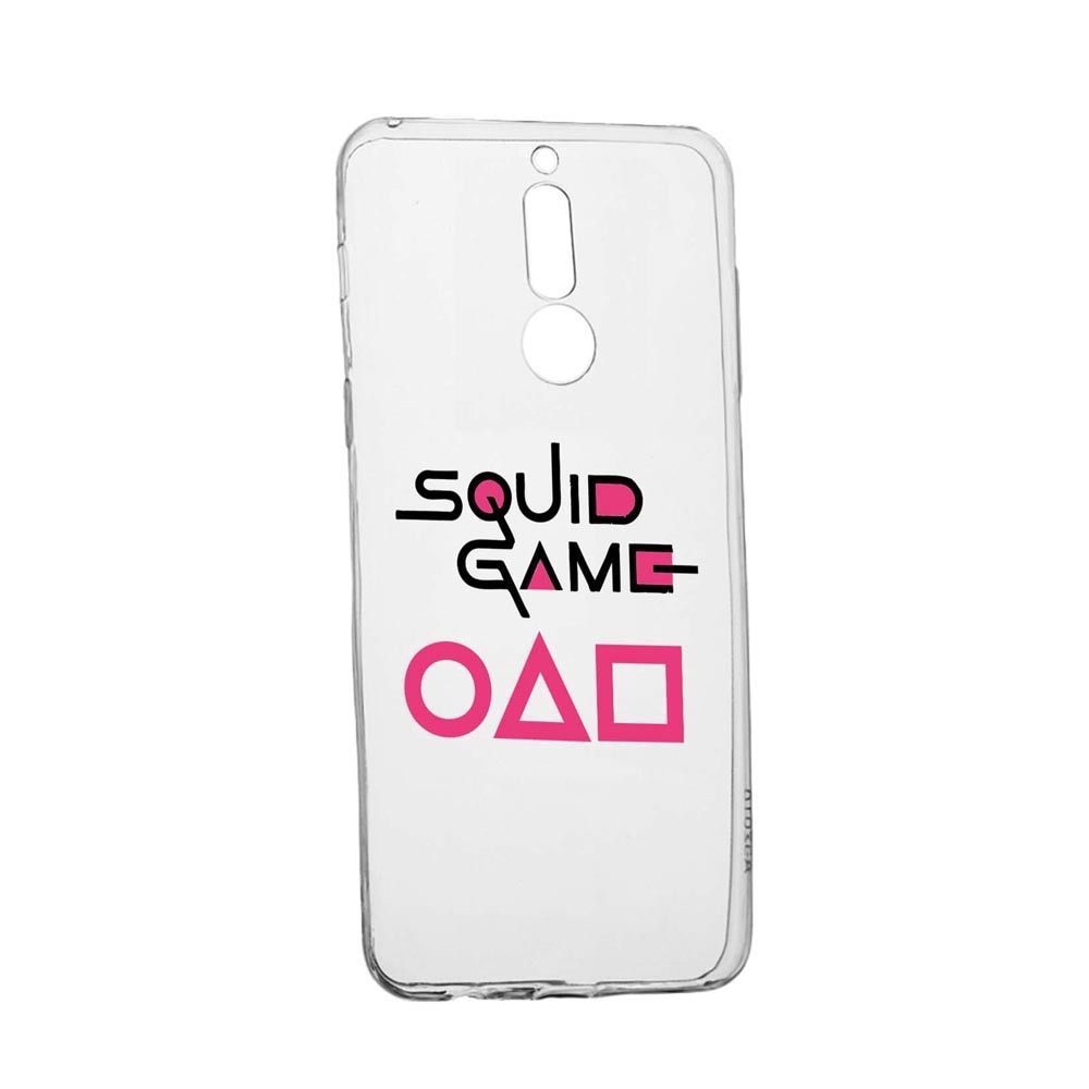 Husa Silicon Compatibila Cu OnePlus 7, Squid Game - Title, rezistenta la uzura, anti-alunecare, 847