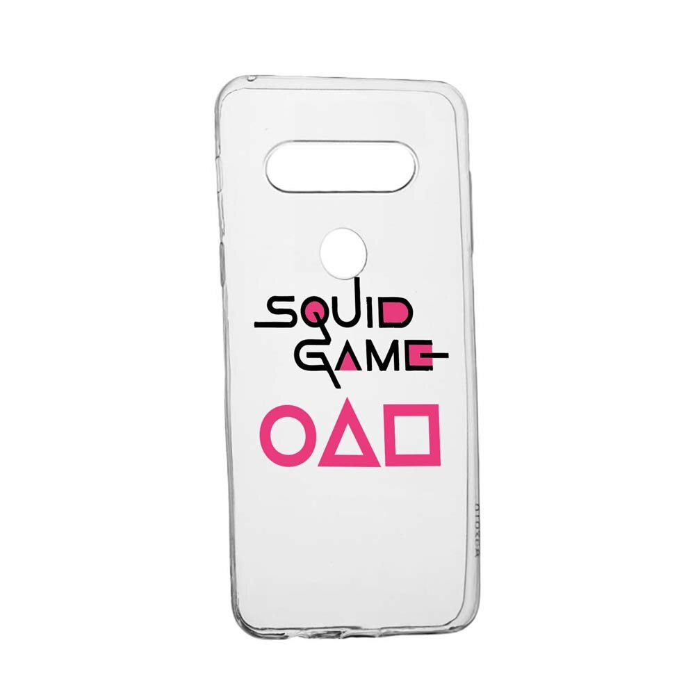 Husa Silicon Compatibila Cu LG K41S, Squid Game - Title, rezistenta la uzura, anti-alunecare, 847