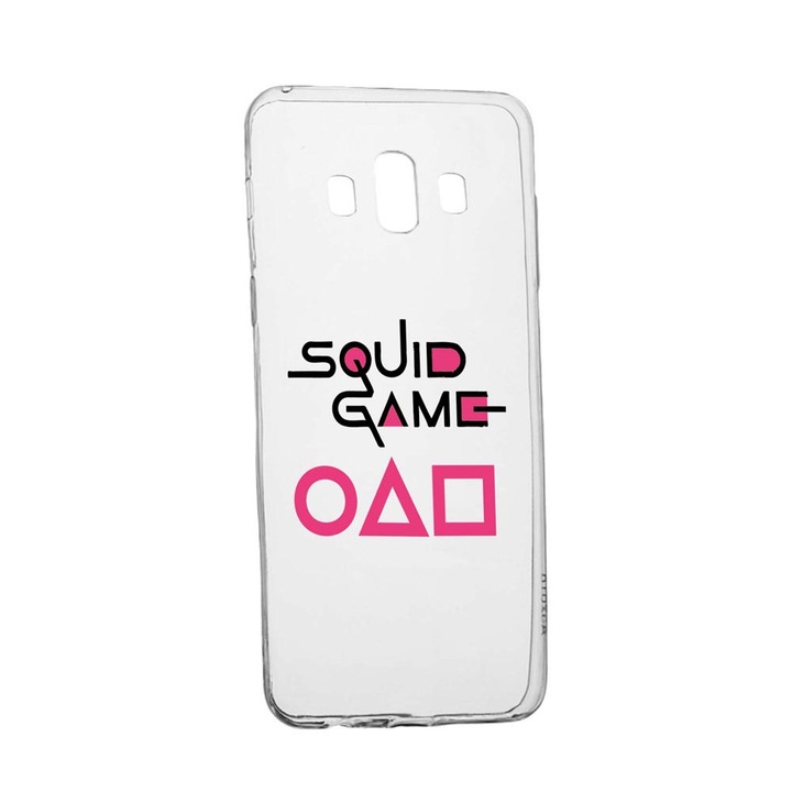 Силиконов калъф, съвместим с Samsung Galaxy J6 Plus 2018, Squid Game - Title, устойчивост на износване, противоплъзгащ се, 847