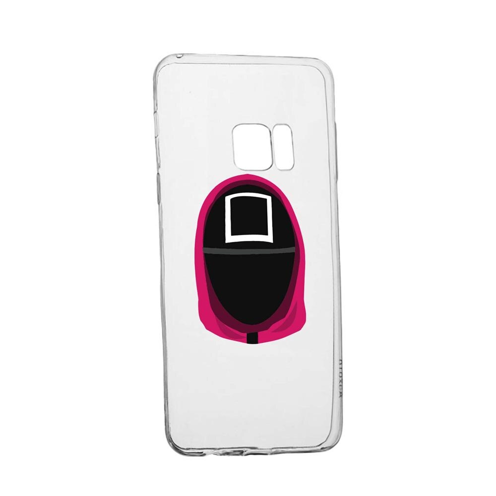 Husa Silicon Compatibila Cu Samsung Galaxy S7, Squid Game - Soldier Square, rezistenta la uzura, anti-alunecare, 848