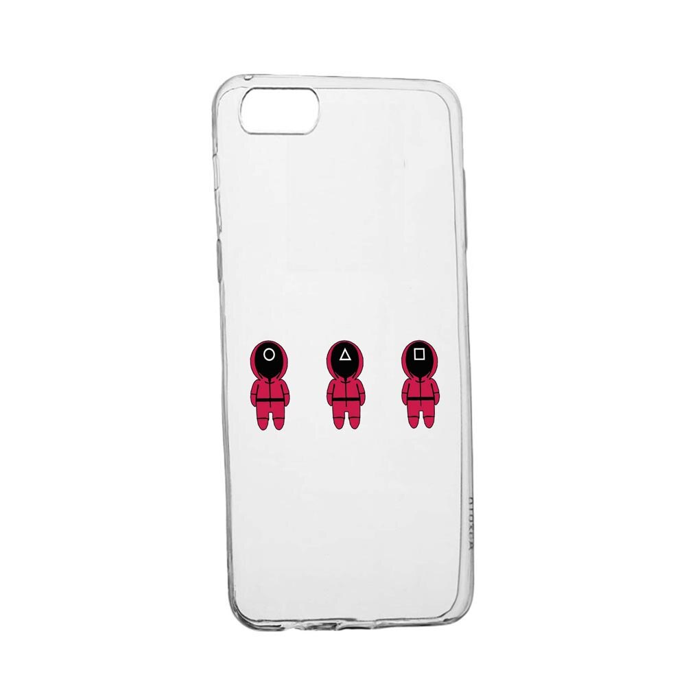 Husa Silicon Compatibila Cu Apple iPhone 7 Plus / 8 Plus, Squid Game - Soldier Cartoon, rezistenta la uzura, anti-alunecare, 849