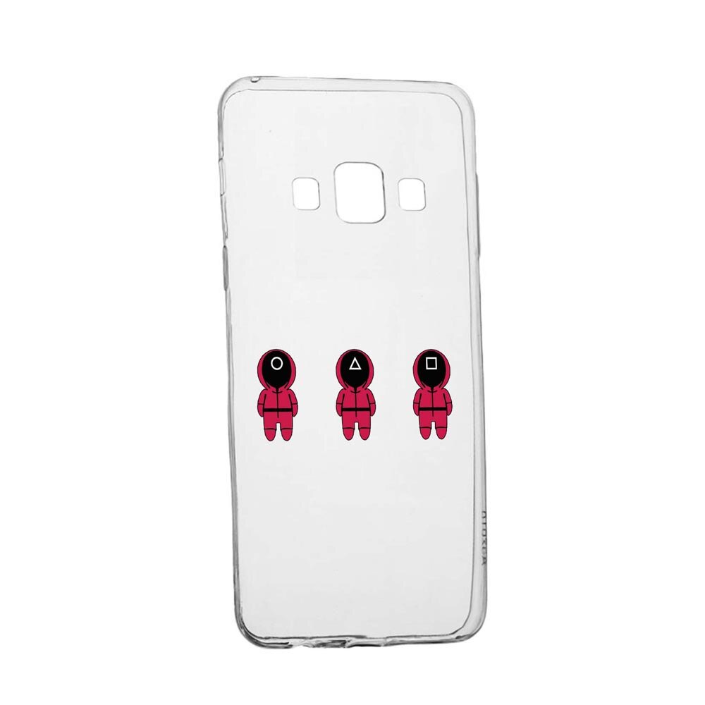 Husa Silicon Compatibila Cu Samsung Galaxy J3 2016, Squid Game - Soldier Cartoon, rezistenta la uzura, anti-alunecare, 849