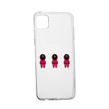 Husa Silicon Compatibila Cu Apple iPhone 13 Pro, Squid Game - Soldier Cartoon, rezistenta la uzura, anti-alunecare, 849 Husa Silicon Compatibila Cu Apple iPhone 13 Pro, Squid Game - Soldier Cartoon, rezistenta la uzura, anti-alunecare, 849