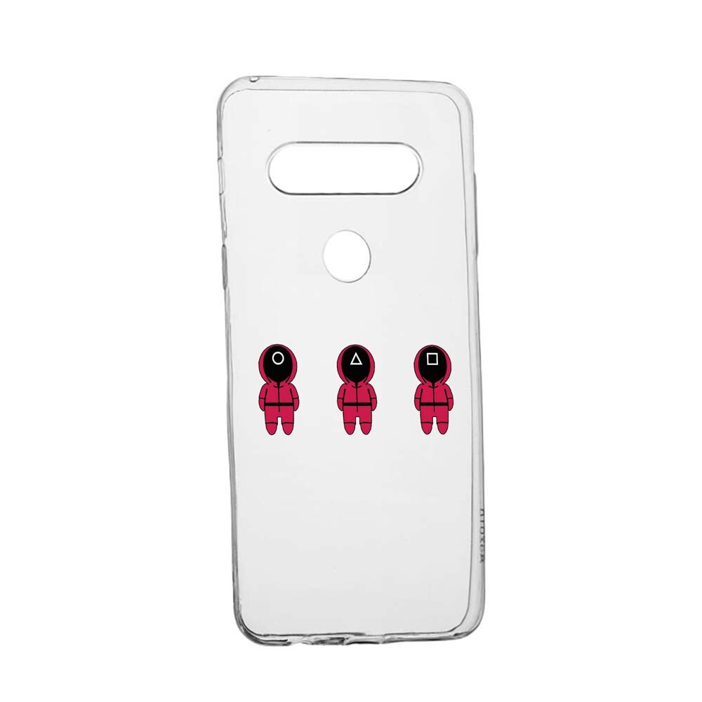 Husa Silicon Compatibila Cu LG K51S, Squid Game - Soldier Cartoon, rezistenta la uzura, anti-alunecare, 849
