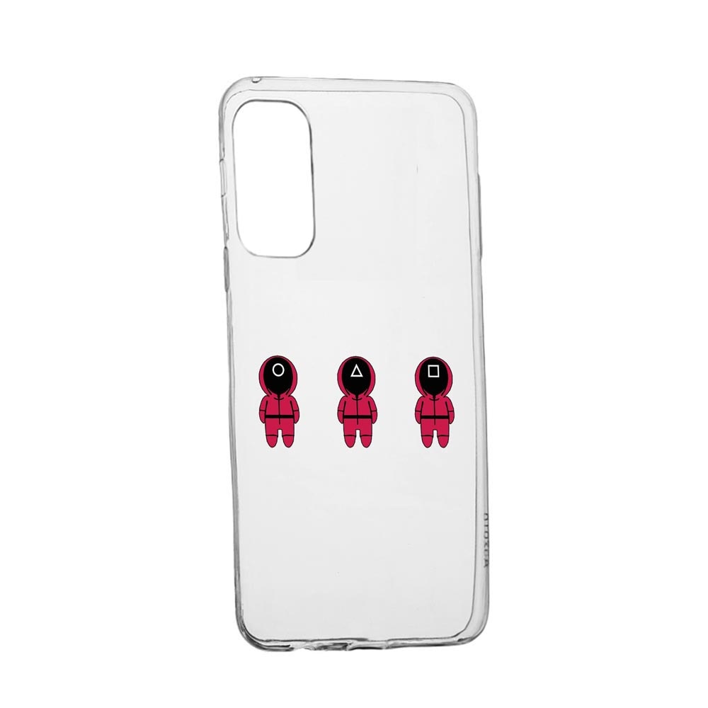 Husa Silicon Compatibila Cu Oppo Reno 4 Pro 5G, Squid Game - Soldier Cartoon, rezistenta la uzura, anti-alunecare, 849