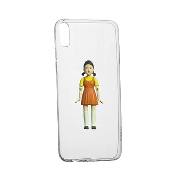 Husa Silicon Compatibila Cu Apple iPhone XR, Squid Game - Doll Girl, rezistenta la uzura, anti-alunecare, 851 Husa Silicon Compatibila Cu Apple iPhone XR, Squid Game - Doll Girl, rezistenta la uzura, anti-alunecare, 851