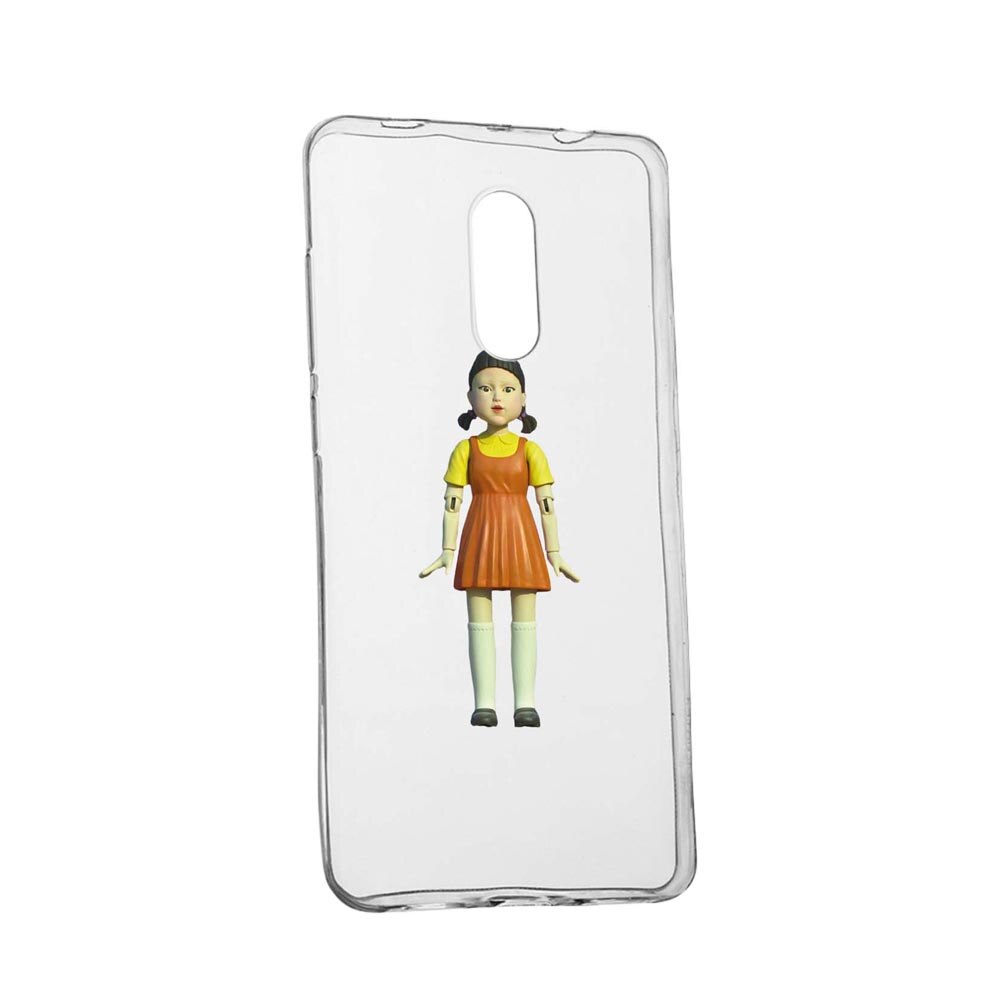 Husa Silicon Compatibila Cu Alcatel 3L (2019), Squid Game - Doll Girl, rezistenta la uzura, anti-alunecare, 851