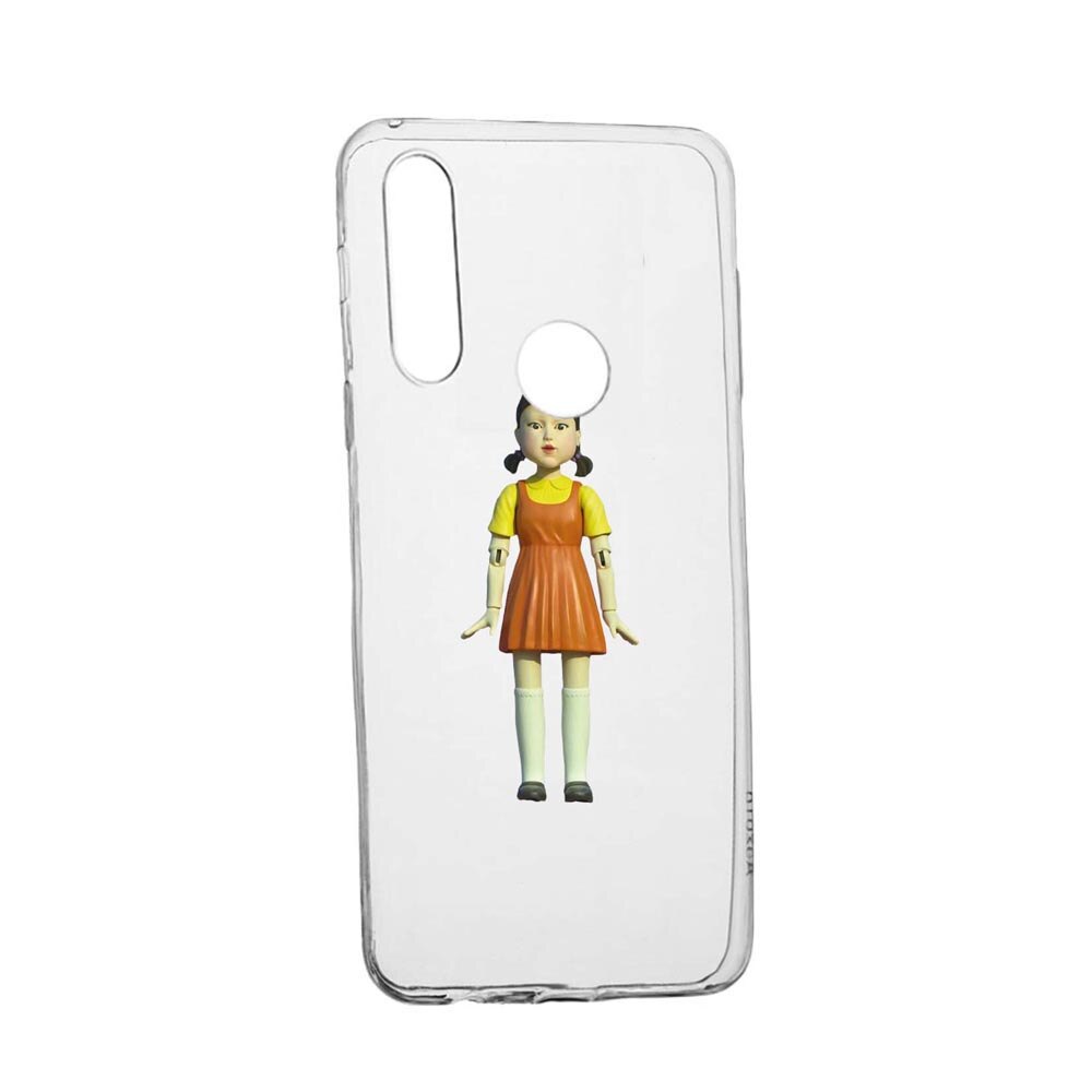 Husa Silicon Compatibila Cu Alcatel 1S (2020) / 1V (2020) , Squid Game - Doll Girl, rezistenta la uzura, anti-alunecare, 851