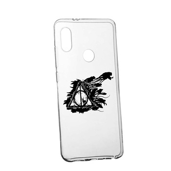 Husa Silicon Compatibila Cu Motorola One Action / P40 Power, Deathly Hallows Harry Potter, rezistenta la uzura, anti-alunecare, 854 Husa Silicon Compatibila Cu Motorola One Action / P40 Power, Deathly Hallows Harry Potter, rezistenta la uzura, anti-alunecare, 854