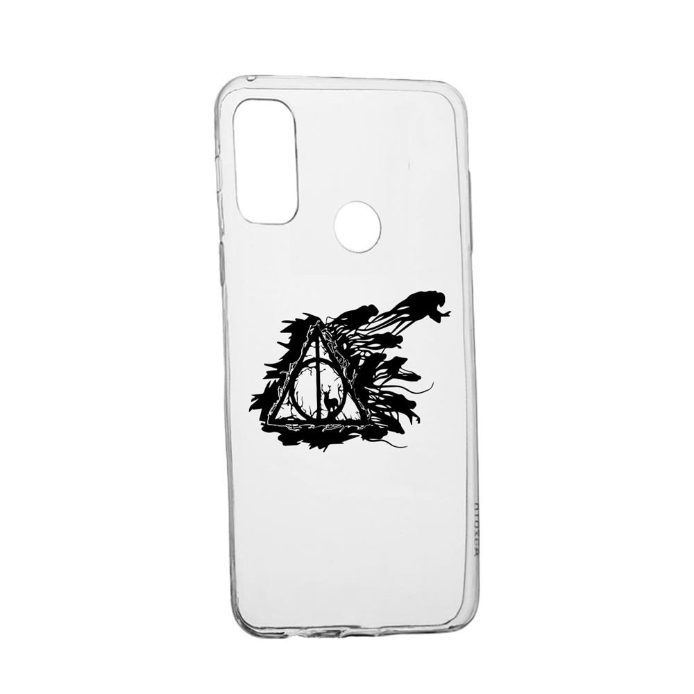 Husa Silicon Compatibila Cu Google Pixe 4a, Deathly Hallows Harry Potter, rezistenta la uzura, anti-alunecare, 854