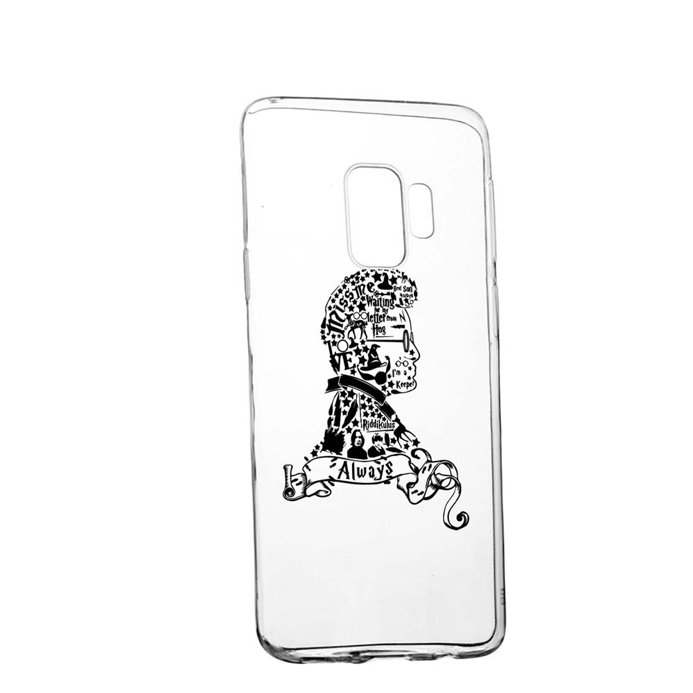 Husa Silicon Compatibila Cu Samsung Galaxy S9 Plus, Harry Potter Face, rezistenta la uzura, anti-alunecare, 855
