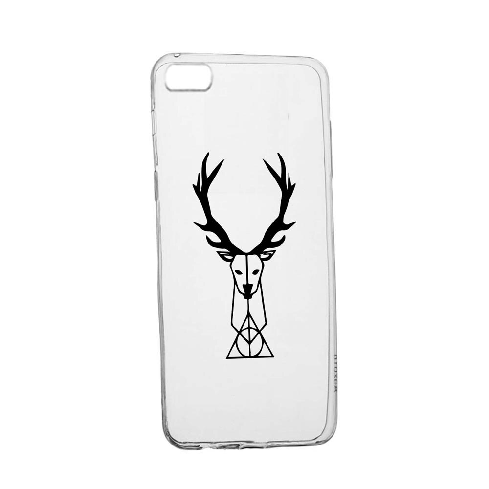 Husa Silicon Compatibila Cu Apple iPhone 5 / 5S / SE, Harry Potter Patronus Deer, rezistenta la uzura, anti-alunecare, 856