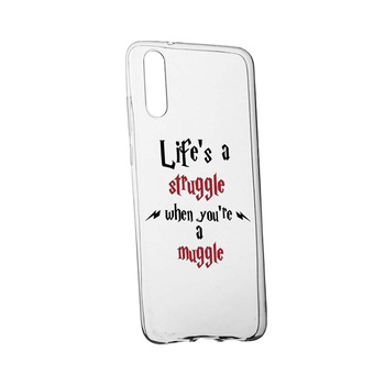 Husa Silicon Compatibila Cu Samsung Galaxy Xcover Pro, Life Is A Struggle, rezistenta la uzura, anti-alunecare, 857 Husa Silicon Compatibila Cu Samsung Galaxy Xcover Pro, Life Is A Struggle, rezistenta la uzura, anti-alunecare, 857