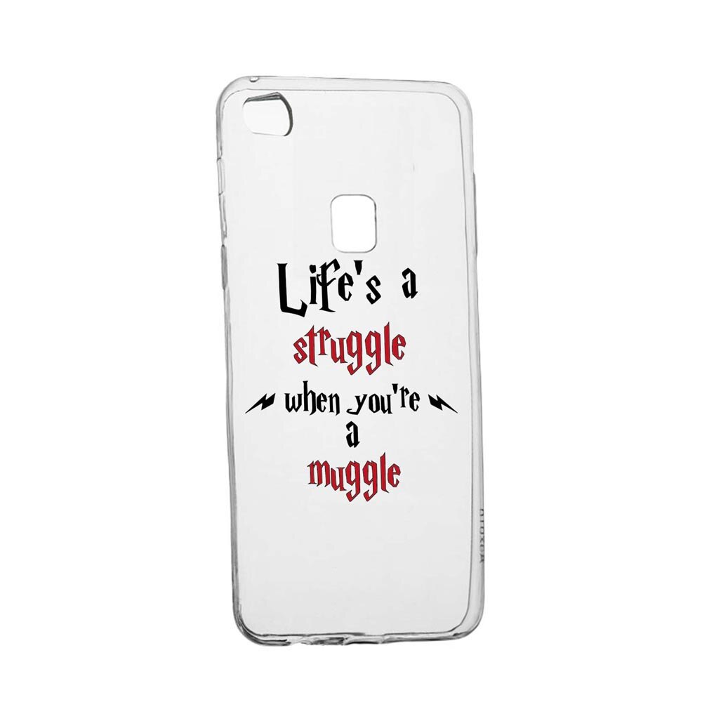 Husa Silicon Compatibila Cu Huawei Honor 8X / View 10 Lite, Life Is A Struggle, rezistenta la uzura, anti-alunecare, 857