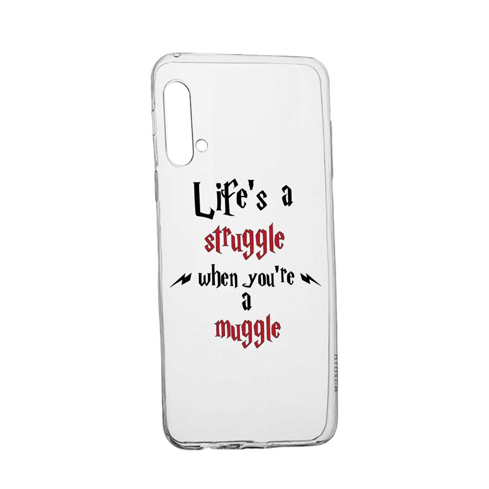 Husa Silicon Compatibila Cu OPPO Find X2 Lite, Life Is A Struggle, rezistenta la uzura, anti-alunecare, 857