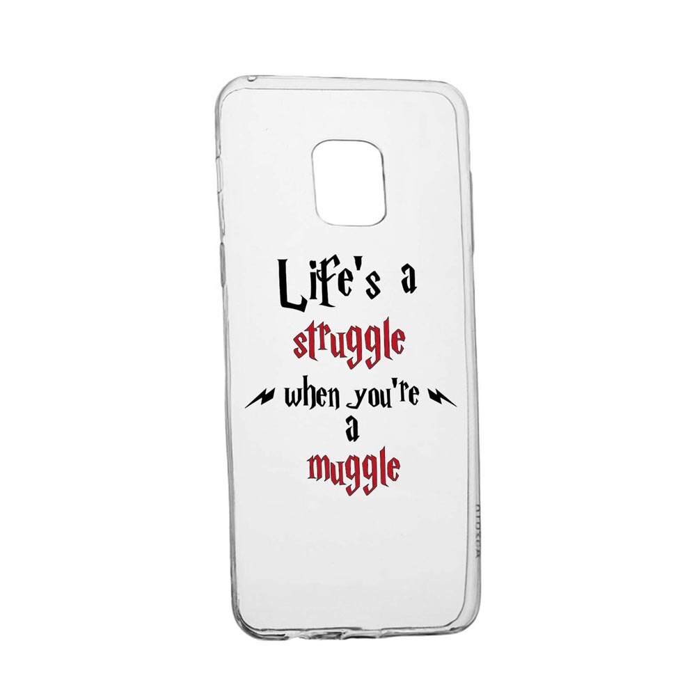 Husa Silicon Compatibila Cu Xiaomi Redmi Note 9 Pro Max, Life Is A Struggle, rezistenta la uzura, anti-alunecare, 857