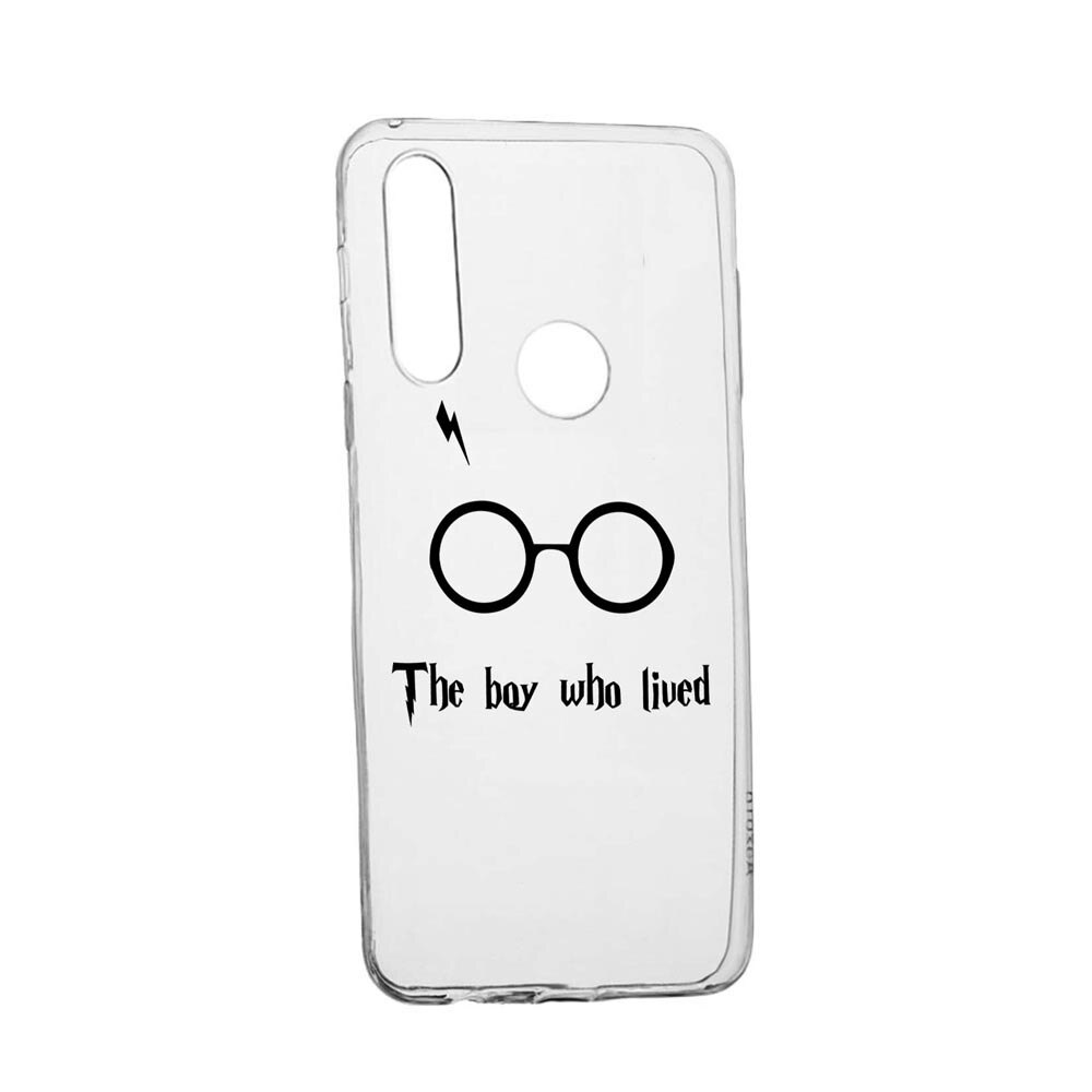 Husa Silicon Compatibila Cu Alcatel 1S (2020) / 1V (2020) , The Boy Who Lived, rezistenta la uzura, anti-alunecare, 858