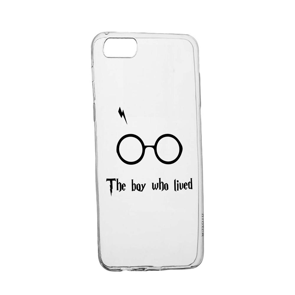 Husa Silicon Compatibila Cu Apple iPhone 6 Plus / 6S Plus, The Boy Who Lived, rezistenta la uzura, anti-alunecare, 858