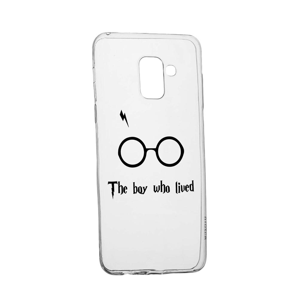 Husa Silicon Compatibila Cu Samsung Galaxy A8 2018 / A5 2018, The Boy Who Lived, rezistenta la uzura, anti-alunecare, 858