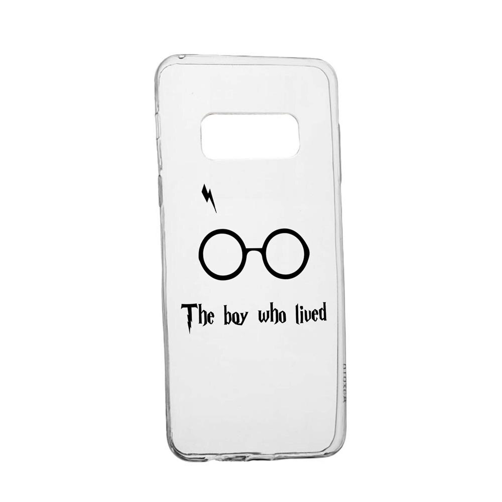 Husa Silicon Compatibila Cu Samsung Galaxy S10 Plus, The Boy Who Lived, rezistenta la uzura, anti-alunecare, 858