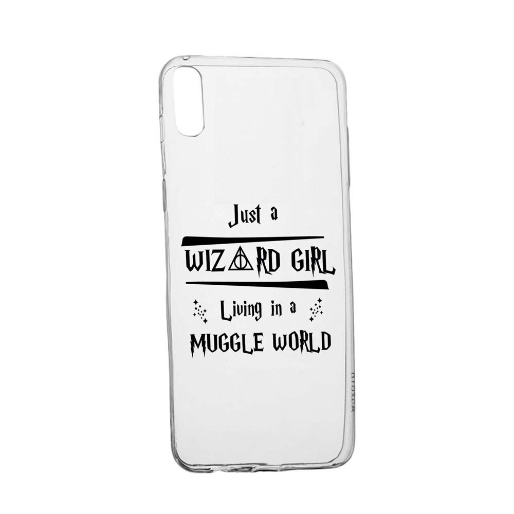 Husa Silicon Compatibila Cu Samsung Galaxy M02, Wizard Girl, rezistenta la uzura, anti-alunecare, 861