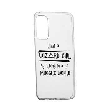 Husa Silicon Compatibila Cu Samsung Galaxy S21 Plus, Wizard Girl, rezistenta la uzura, anti-alunecare, 861 Husa Silicon Compatibila Cu Samsung Galaxy S21 Plus, Wizard Girl, rezistenta la uzura, anti-alunecare, 861