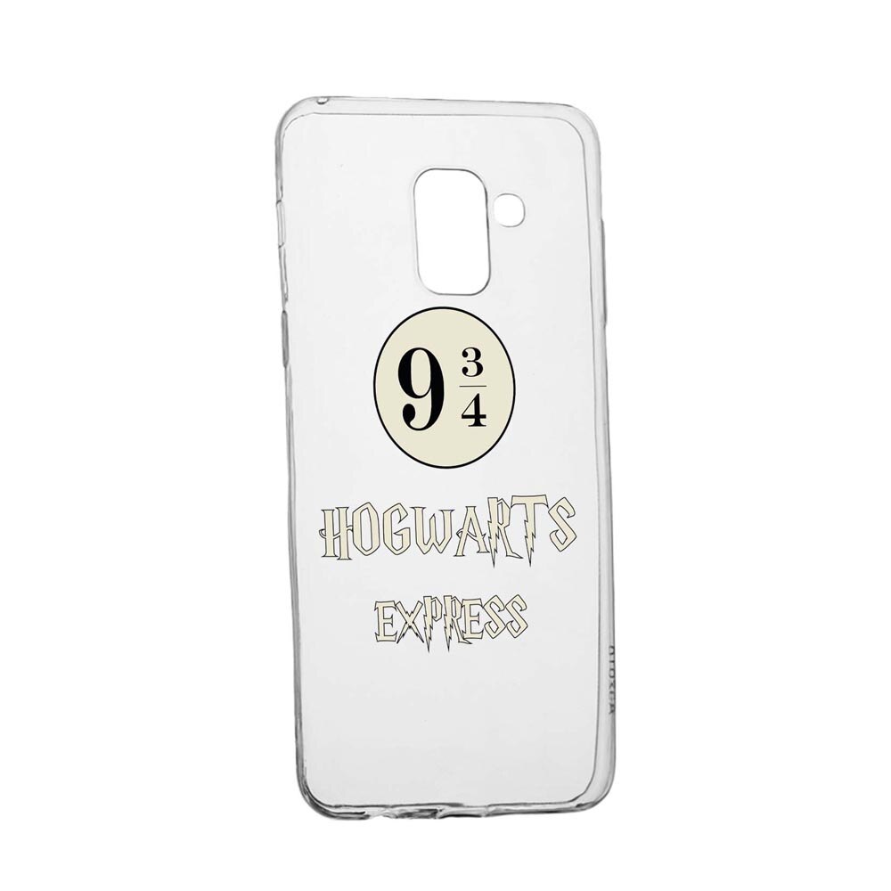 Husa Silicon Compatibila Cu Samsung Galaxy A8 2018 / A5 2018, Hogwarts Express, rezistenta la uzura, anti-alunecare, 862