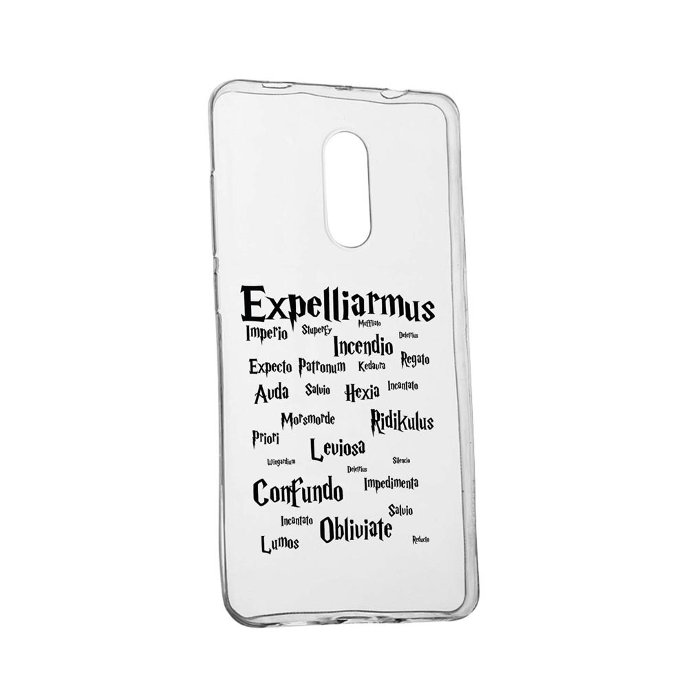 Husa Silicon Compatibila Cu Alcatel 3L (2019), Harry Potter Spells, rezistenta la uzura, anti-alunecare, 865