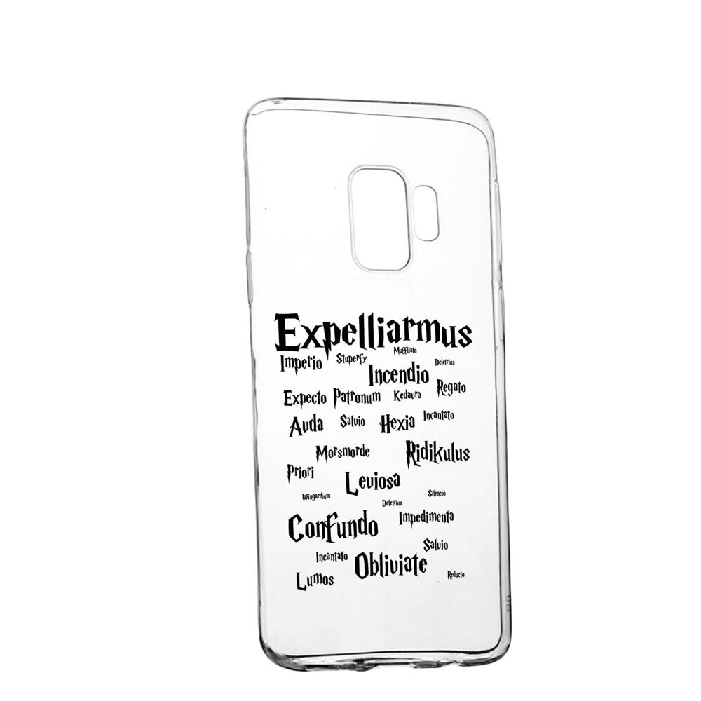 Husa Silicon Compatibila Cu Samsung Galaxy S9, Harry Potter Spells, rezistenta la uzura, anti-alunecare, 865