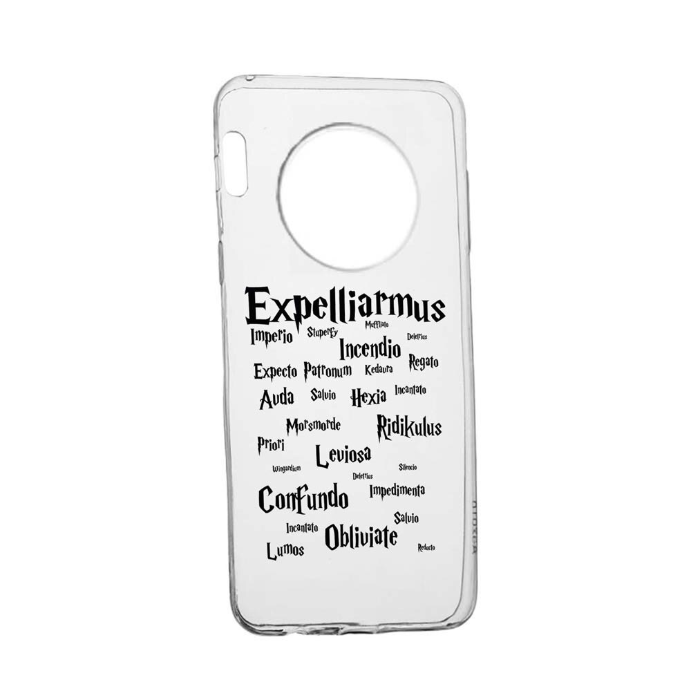Husa Silicon Compatibila Cu Huawei Mate 30, Harry Potter Spells, rezistenta la uzura, anti-alunecare, 865
