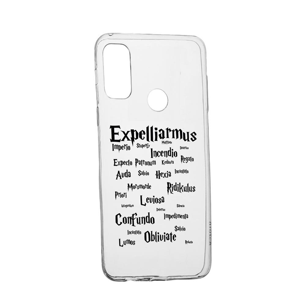 Husa Silicon Compatibila Cu Alcatel 3X 2020, Harry Potter Spells, rezistenta la uzura, anti-alunecare, 865