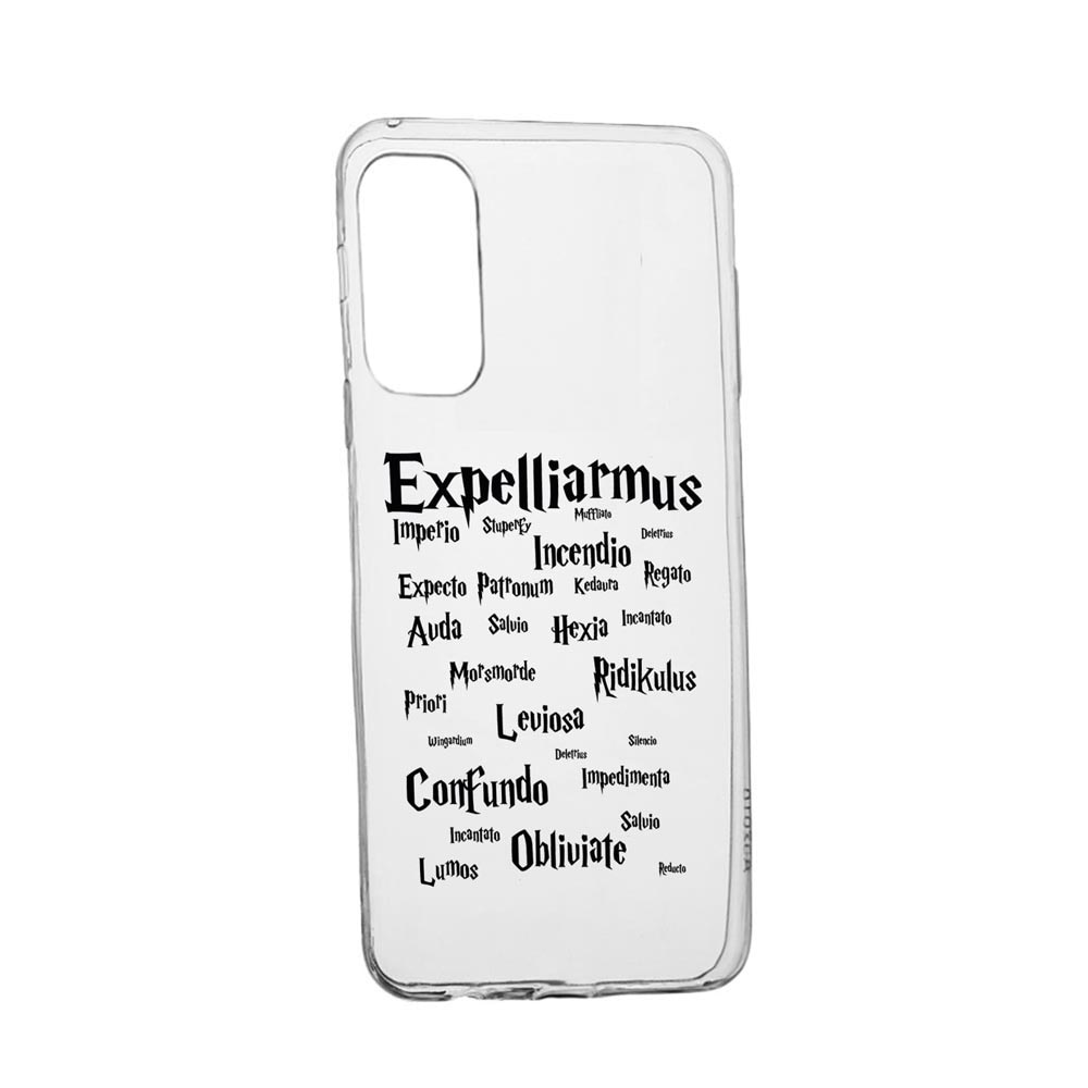 Husa Silicon Compatibila Cu Samsung Galaxy S21 Plus, Harry Potter Spells, rezistenta la uzura, anti-alunecare, 865