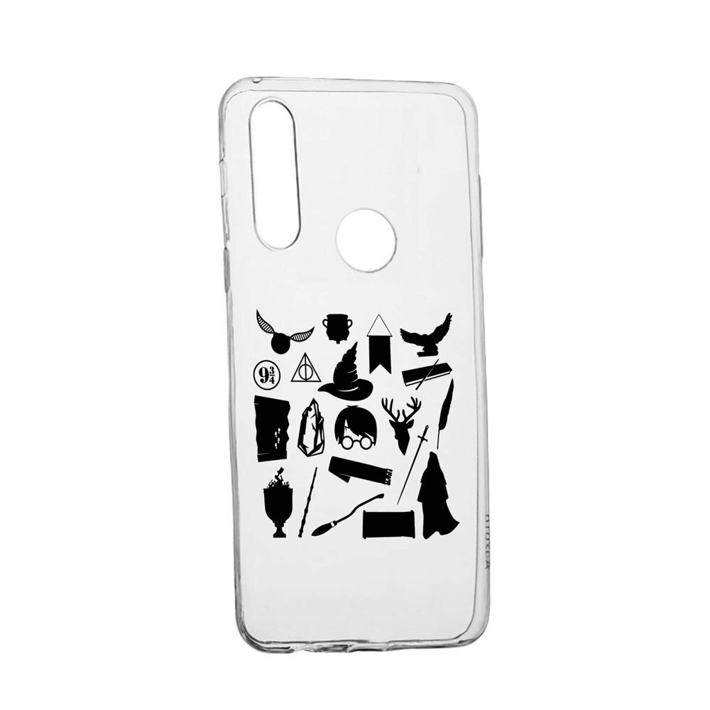 Husa Silicon Compatibila Cu Alcatel 1S (2020) / 1V (2020) , Harry Potter Symbols, rezistenta la uzura, anti-alunecare, 866