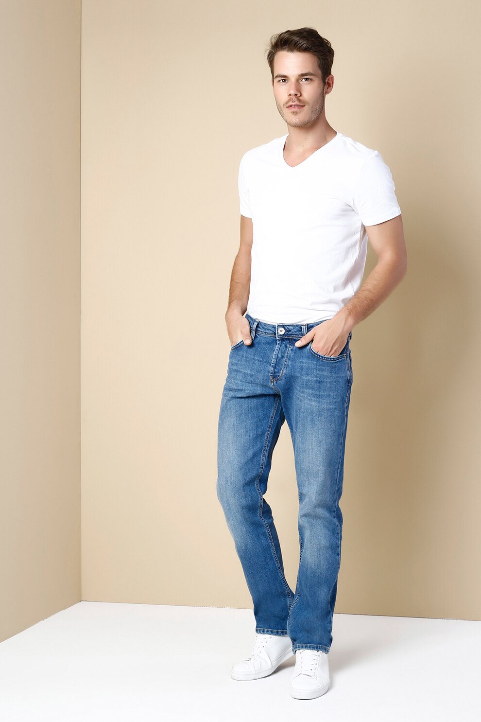 COLIN'S, Blugi regular fit, Albastru