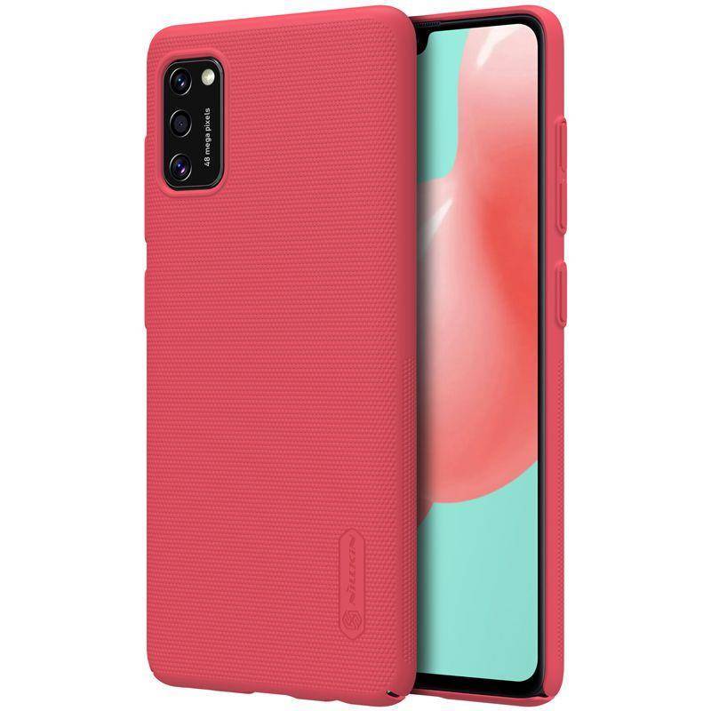 Husa Nillkin, Frosted Shield Samsung Galaxy A41, Rosu