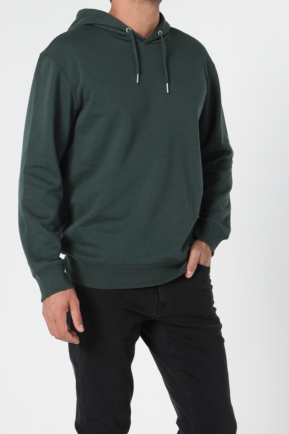 COLIN'S, Hanorac regular fit uni, Albastru inchis